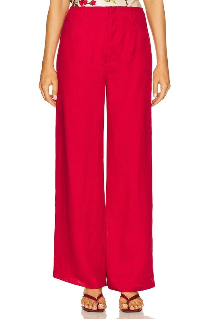 Cami Nyc High Rise Red Iracemi Pants Size 4